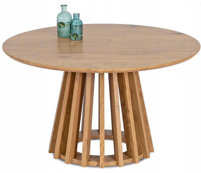 Eichenholz-Rundtisch